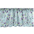 thumbnail image 1 of Ambesonne Alphabet Window Valance, Whimsical Alphabetic, 42" x 12", Aqua Indigo, 1 of 5