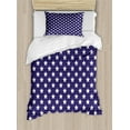 thumbnail image 1 of Ambesonne American Duvet Cover Sets, Flag with Stars, 2-Twin, Purple White, 1 of 4