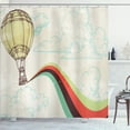 thumbnail image 1 of Ambesonne American Shower Curtain, New York Skyscrapers, 69"Wx75"L, Multicolor, 1 of 5