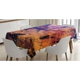 thumbnail image 1 of Ambesonne American Tablecloth Rectangular Table Cover, Grand Canyon View USA, 52"x70", Brown, 1 of 4