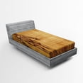 thumbnail image 1 of Ambesonne Anatomy Fitted Sheet, Human Body Style, Twin XL Size, Pale Brown, 1 of 2