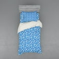 thumbnail image 1 of Ambesonne Anchor Bedding Set 3 Pcs, Hand Drawn Sea Anchor, Twin XL, Blue White, 1 of 3
