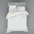 thumbnail image 1 of Ambesonne Anchor Bedding Set 4 Pcs, Wave Pattern, Queen, Grey Pale Grey White, 1 of 3