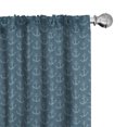 thumbnail image 1 of Ambesonne Anchor Curtains, Anchors, Pair of 28"x63", Petrol Blue Sky Blue, 1 of 5