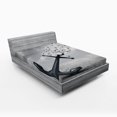 thumbnail image 1 of Ambesonne Anchor Fitted Sheet, Flying Seagulls Grey, Full Size, Grey, 1 of 3