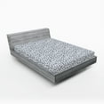 thumbnail image 1 of Ambesonne Anchor Fitted Sheet, Random Marine, King Size, Dark Blue White, 1 of 3