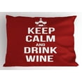 thumbnail image 1 of Ambesonne Anchor Pillow Sham, Doodle Marine Motif, 26" X 20", Blue and White, 1 of 2