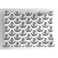 thumbnail image 1 of Ambesonne Anchor Pillow Sham, Marine Hipster, 26" X 20", Charcoal Grey Pale Grey, 1 of 2
