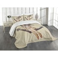 thumbnail image 1 of Ambesonne Anchor Quilted Bedspread Set 3 Pcs, Sailor American Traditional, Queen Size, Multicolor, 1 of 5