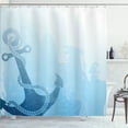 thumbnail image 1 of Ambesonne Anchor Shower Curtain, Nautical Deep Sea Bottom, 69"Wx84"L, Pale Blue, 1 of 5