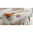 thumbnail image 1 of Ambesonne Anchor Tablecloth Rectangular Table Cover, Spring Flowers Blooming, 60"x90", Multicolor, 1 of 4