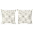 thumbnail image 1 of Ambesonne Anchor Throw Pillow Cover 2 Pack, Retro Marine Style, 24", Black White, 1 of 2