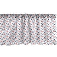 thumbnail image 1 of Ambesonne Anchor Window Valance, Classical Journey Theme, 54" X 12", Royal Blue Dark Coral, 1 of 3