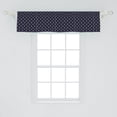thumbnail image 1 of Ambesonne Anchor Window Valance, Romantic Cruise Trip, 54" X 12", Black Vermilion White, 1 of 2