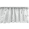 thumbnail image 1 of Ambesonne Anchor Window Valance, Vivid Blue Anchor, 54" X 18", Blue White, 1 of 2