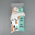 thumbnail image 1 of Ambesonne Animal Bedding Set 3 Pcs, American Sloth Tribe, Twin, Multicolor, 1 of 3