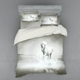 thumbnail image 1 of Ambesonne Animal Bedding Set 4 Pcs, Wild, Queen, Black and White, 1 of 3