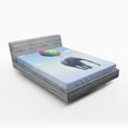 thumbnail image 1 of Ambesonne Animal Fitted Sheet, Baloons Sky Art, Full Size, Multicolor, 1 of 2