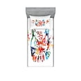 thumbnail image 1 of Ambesonne Animal Fitted Sheet & Pillow Sham Set, Abstract Wild Birds Owl, Twin, Multicolor, 1 of 2