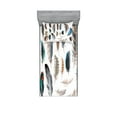 thumbnail image 1 of Ambesonne Animal Fitted Sheet & Pillow Sham Set, Bird Body Feathers Set, Twinxl, Multicolor, 1 of 2