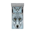 thumbnail image 1 of Ambesonne Animal Fitted Sheet & Pillow Sham Set, Fluffy Forest Creature, Twin, Pale Blue, 1 of 2