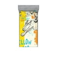thumbnail image 1 of Ambesonne Animal Fitted Sheet & Pillow Sham Set, Grunge Sketch Dog Art, Twinxl, Yellow Beige Blue, 1 of 3