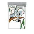 thumbnail image 1 of Ambesonne Animal Fitted Sheet & Pillow Sham Set, Koala Eucalyptus, Full, Brown Grey, 1 of 2