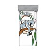 thumbnail image 1 of Ambesonne Animal Fitted Sheet & Pillow Sham Set, Koala Eucalyptus, Twin, Brown Grey, 1 of 2
