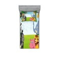 thumbnail image 1 of Ambesonne Animal Fitted Sheet & Pillow Sham Set, Savannah Animals Cartoon, Twinxl, Multicolor, 1 of 2