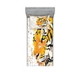 thumbnail image 1 of Ambesonne Animal Fitted Sheet & Pillow Sham Set, Vector Wildlife Tiger, Twin, Orange, 1 of 2