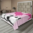 thumbnail image 1 of Ambesonne Animal Flat Sheet, Cats Kittens, Full Size, Pale Pink Hot Pink, 1 of 1