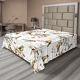 thumbnail image 1 of Ambesonne Animal Flat Sheet, Colorful Forest Birds, Queen Size, Multicolor, 1 of 1