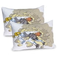 thumbnail image 1 of Ambesonne Animal Pillow Sham 2 Pack, Farm Sheep Basketball, 30"x20", Tan and Grey, 1 of 3