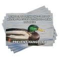thumbnail image 1 of Ambesonne Animal Place Mats Set of 4, Mallard Duck with Words, Standard Size, Multicolor, 1 of 6