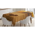 thumbnail image 1 of Ambesonne Animal Print Tablecloth Rectangular Table Cover, Dolphins Dusk, 60"x84", Multicolor, 1 of 4