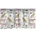thumbnail image 1 of Ambesonne Animal Print Valance Pack of 2, Leopards, 42"X18", White Multicolor, 1 of 3