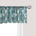 thumbnail image 1 of Ambesonne Animal Print Window Valance, Cats and Dogs Species, 42" x 18", Multicolor, 1 of 3