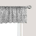 thumbnail image 1 of Ambesonne Animal Print Window Valance, Monochrome Leopard, 42" x 12", Charcoal Grey and White, 1 of 3