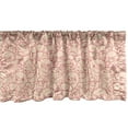 thumbnail image 1 of Ambesonne Animal Print Window Valance, Outline Farm Fauna Art, 42" x 12", Pale Ruby Pale Peach, 1 of 3