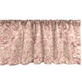 thumbnail image 1 of Ambesonne Animal Print Window Valance, Outline Farm Fauna Art, 54" X 12", Pale Ruby Pale Peach, 1 of 3