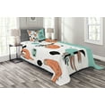 thumbnail image 1 of Ambesonne Animal Quilted Bedspread Set 2 Pcs, American Sloth Tribe, Twin Size, Multicolor, 1 of 3