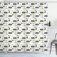 thumbnail image 1 of Ambesonne Animal Shower Curtain, Savannah Wildlife, 69"Wx70"L, Multicolor, 1 of 5