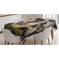 thumbnail image 1 of Ambesonne Animal Tablecloth Rectangular Table Cover, Exotic Furry Creature, 52"x70", Tan, 1 of 3