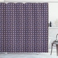 thumbnail image 1 of Ambesonne Animal Theme Shower Curtain, Royal Space Cat Art, 69"Wx84"L, Dark Slate Blue Apricot, 1 of 1