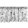 thumbnail image 1 of Ambesonne Animal Window Valance, Minimalist Northern Forest, 54" X 18", White Dark Taupe, 1 of 3