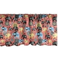 thumbnail image 1 of Ambesonne Animal Window Valance, Modern Art, 54" X 12", Multicolor, 1 of 3
