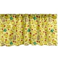 thumbnail image 1 of Ambesonne Animal Window Valance, Cartoon Chicken Pattern Art, 42" x 12", Multicolor, 1 of 3