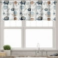 thumbnail image 1 of Ambesonne Animals Valance Pack of 2, Dotted Patterns, 54"X12", Multicolor, 1 of 5