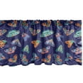 thumbnail image 1 of Ambesonne Animals Window Valance, Different Kind Butterflies, 42" x 12", Multicolor, 1 of 3