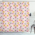 thumbnail image 1 of Ambesonne Anime Shower Curtain, Japan Funny Food Pattern, 69"Wx84"L, Multicolor, 1 of 3